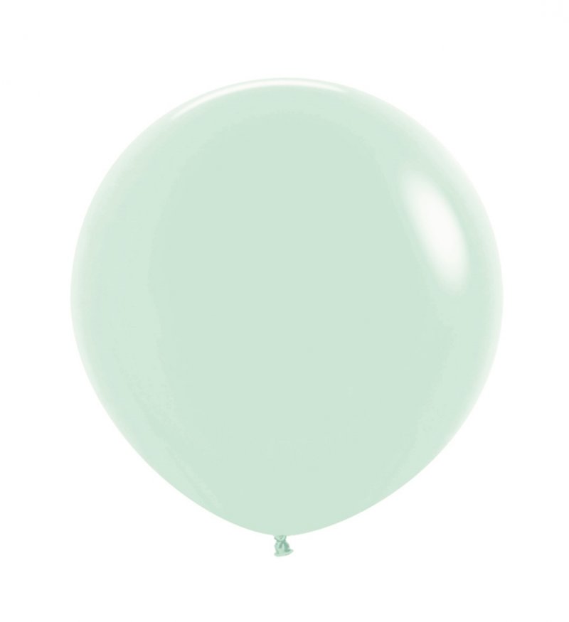 10 Balões latex R24 (60cm) - Pastel Matte Green - 630