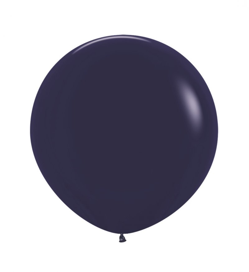 10 Balões latex R24 (60cm) - Navy Blue - 044