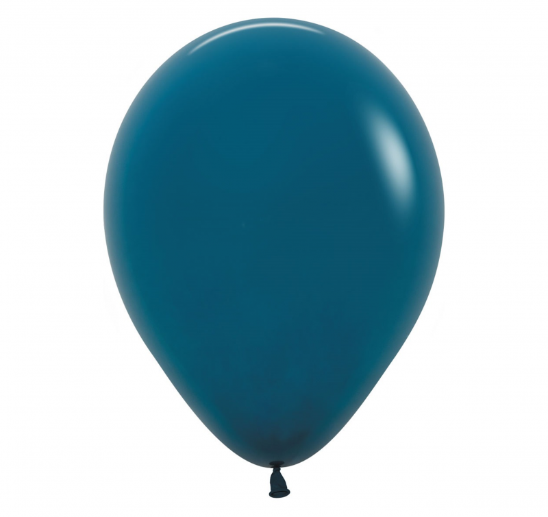 50 Balões latex R12 (30cm) - Deep Teal - 035