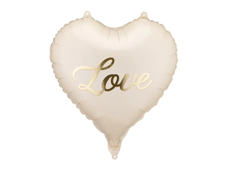 Balão Foil 45cm Coração Nude 'Love'