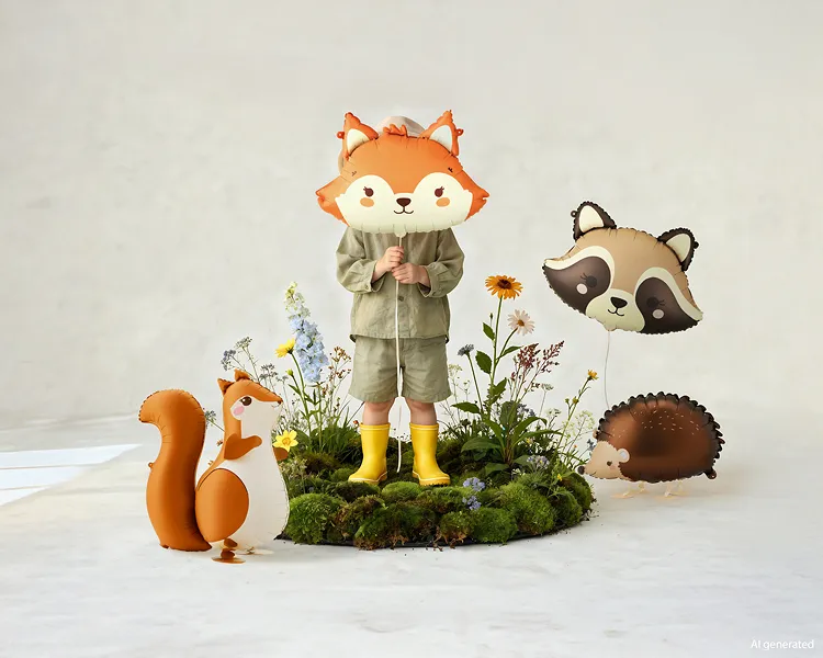 Balão Foil 57x42cm Raposa