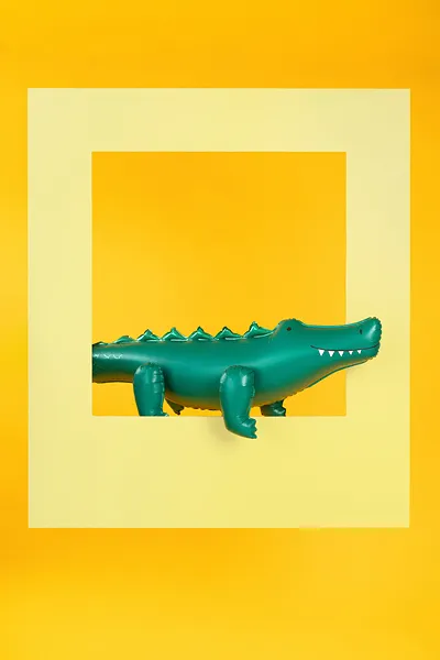 Balão Foil Standing 126x36cm Crocodilo
