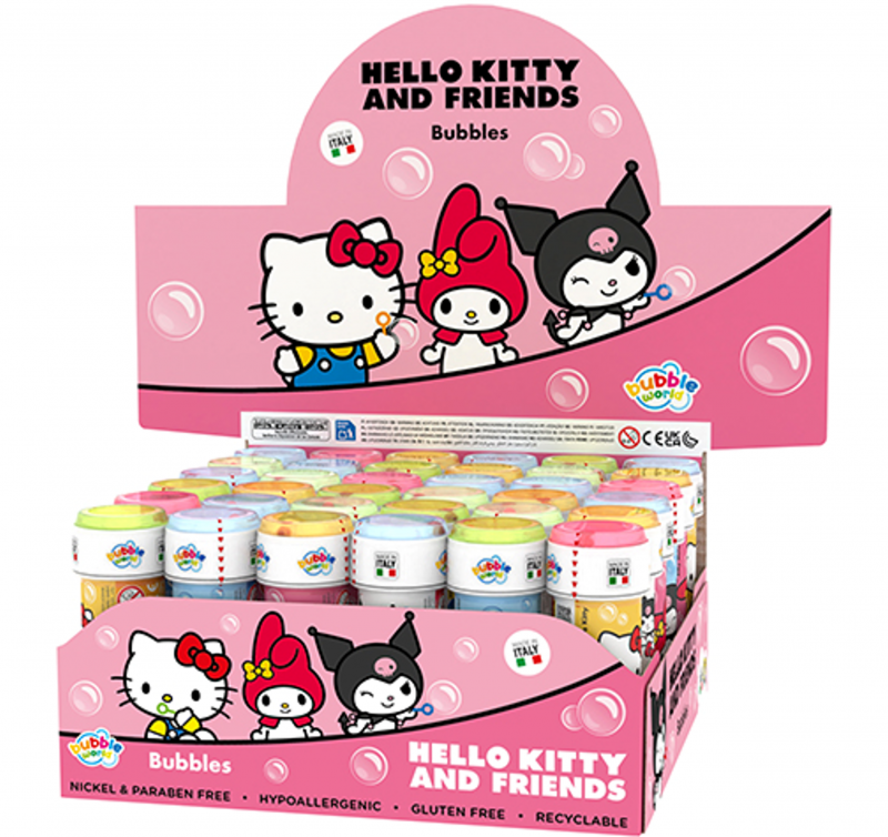 36 Bolas de Sabão 60ml Hello Kitty & Friends