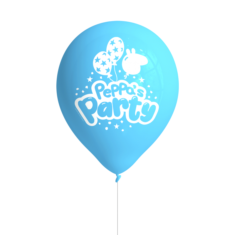8 Balões Latex 11'' Peppa Pig