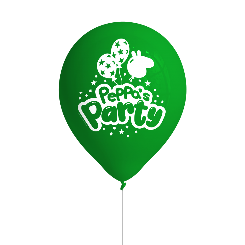8 Balões Latex 11'' Peppa Pig