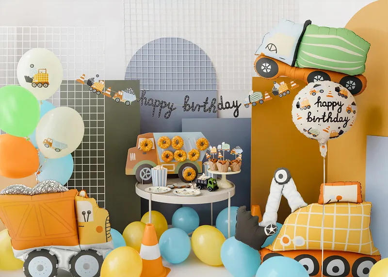 Balão Foil 81x48cm Camião Betoneira