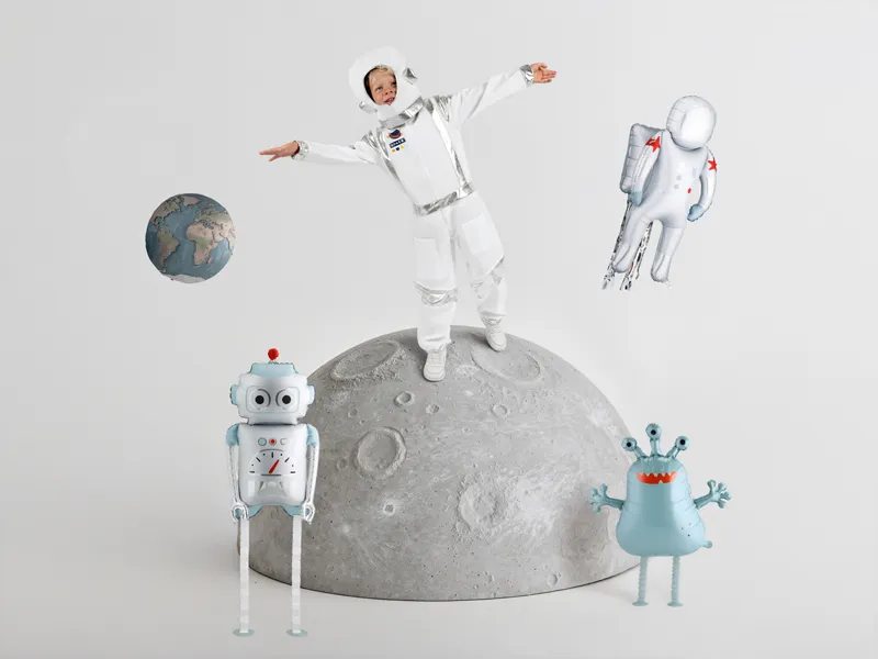 Balão Foil Walking 37x80cm Robot