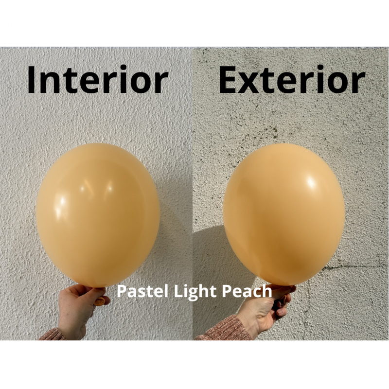 25 Balões latex 18'' (45cm) Pastel Light Peach