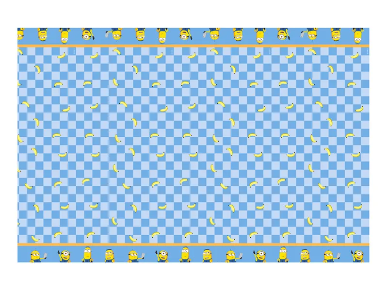 Toalha de Mesa 180x120cm Minions