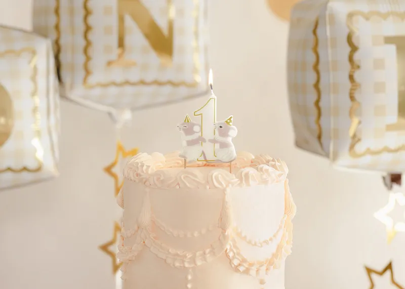 Vela Aniversário 7,5cm One Mice