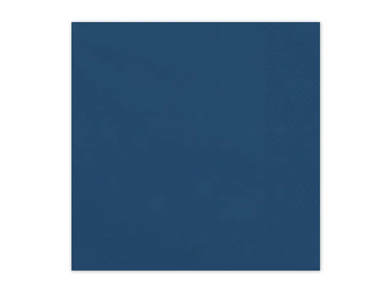 20 Guardanapos 33cm Azul Escuro