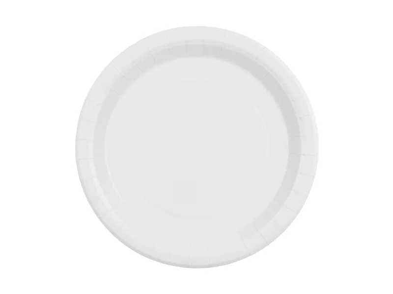 6 Pratos 23cm Branco