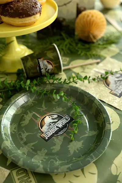 6 Pratos 23cm Jurassic World