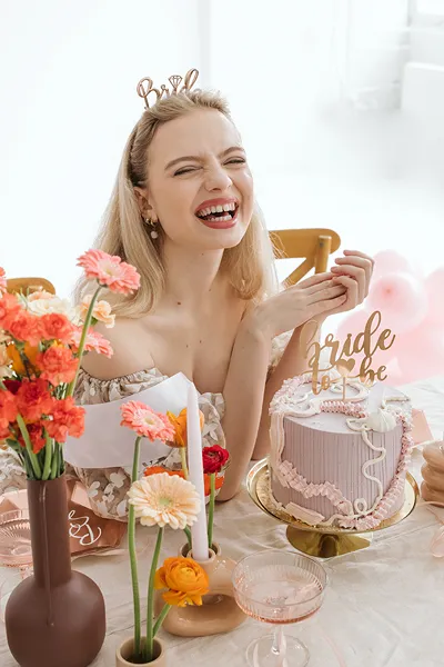 Topo de Bolo Bride To Be - Rose Gold