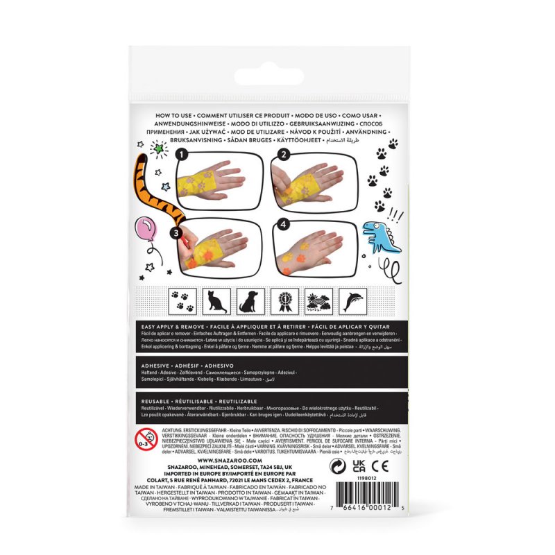 Set de 6 Stencils Snazaroo Unisexo