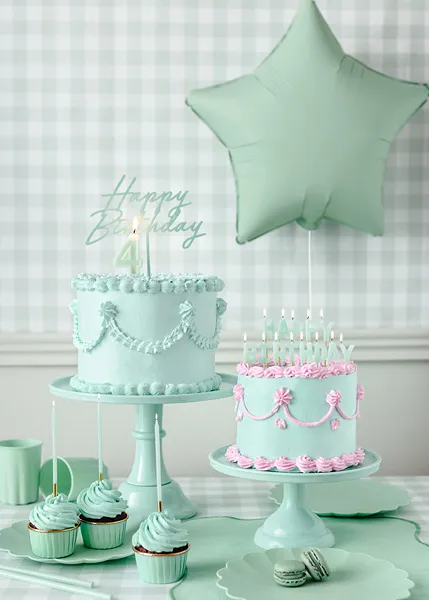 Balão Foil 48cm Estrela Verde Menta Matte