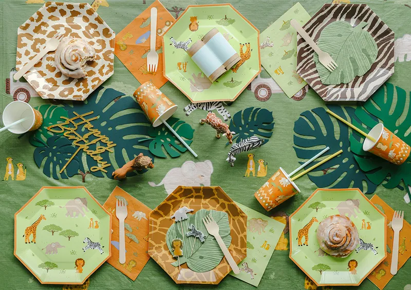 12 Guardanapos 29,1x36cm Folha Monstera