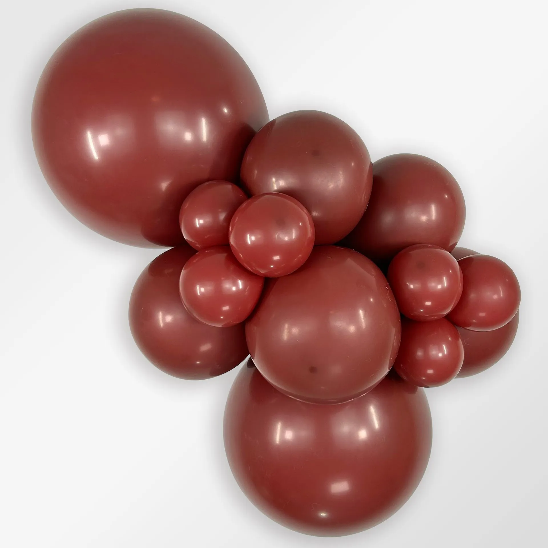 100 Balões latex R5 (12cm) - Merlot - 018