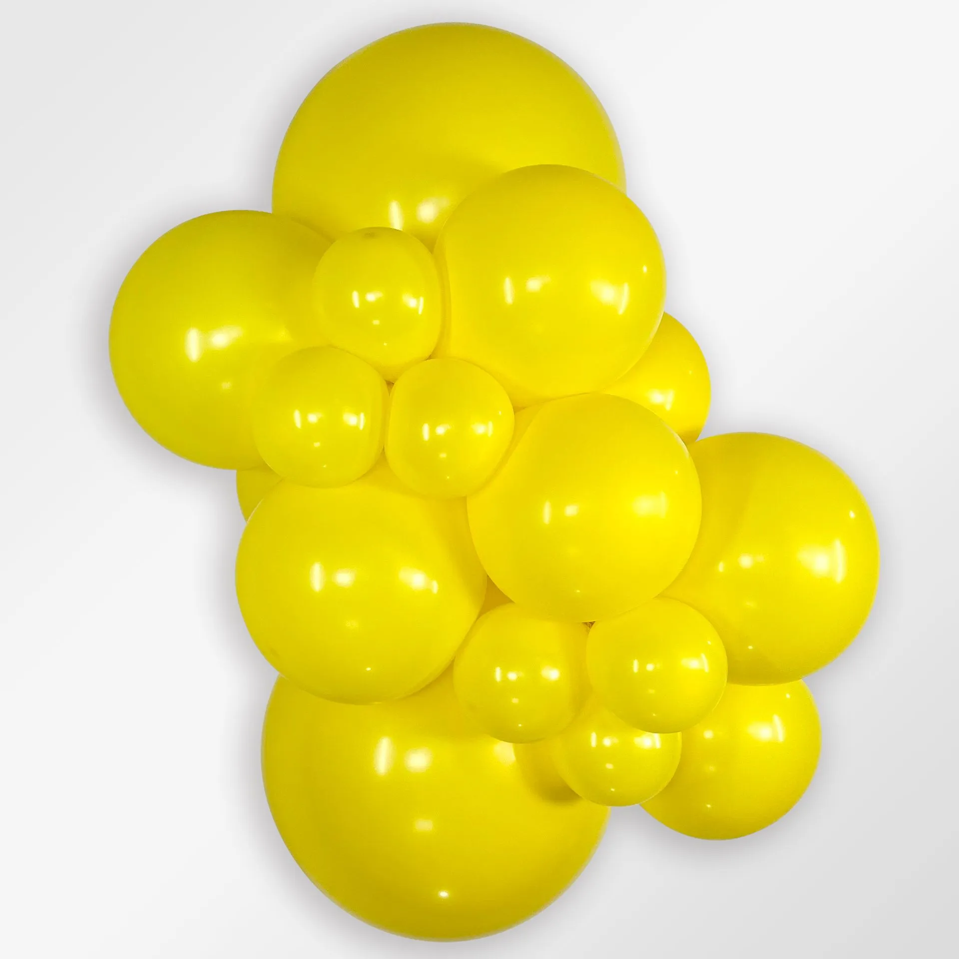 10 Balões latex R24 (60cm) - Yellow - 020