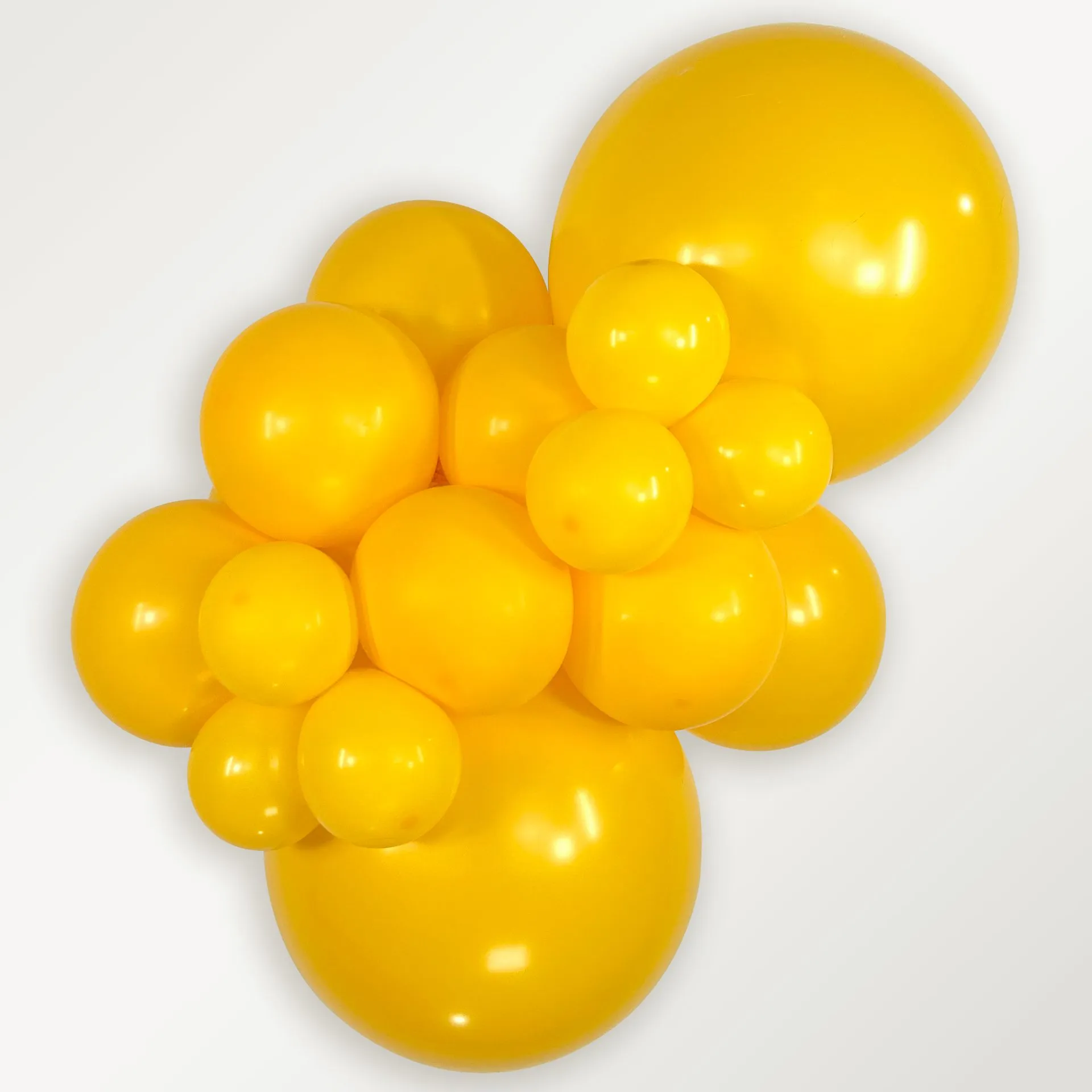 10 Balões latex R24 (60cm) - Honey Yellow - 021