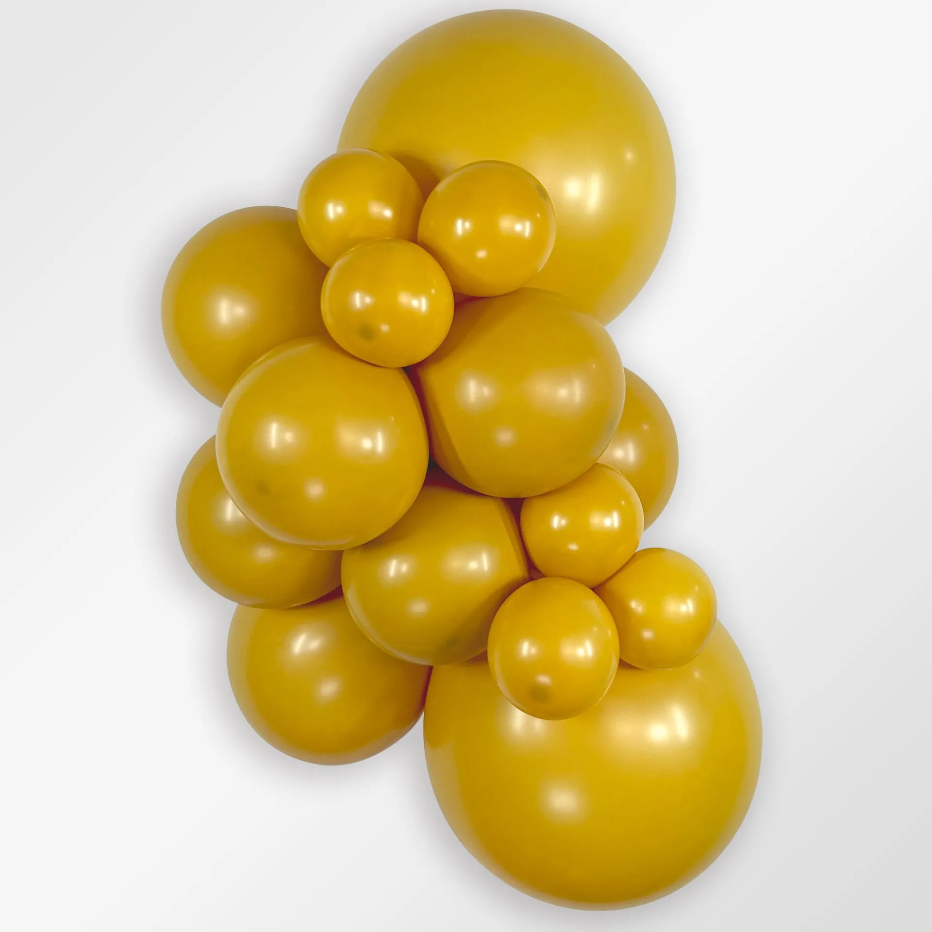 15 Balões latex R18 (45cm) - Mustard - 023