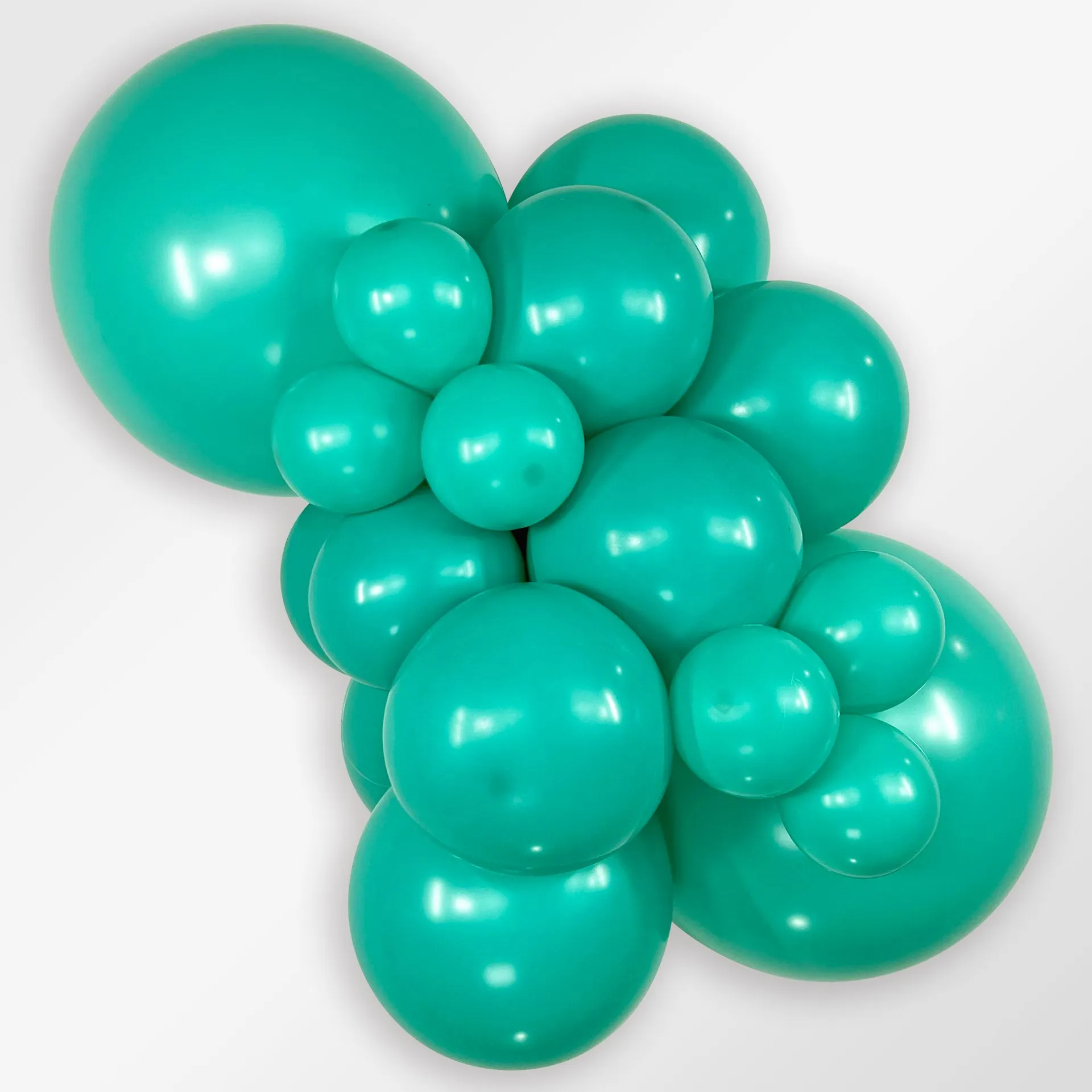 10 Balões latex R24 (60cm) - Aquamarina - 037