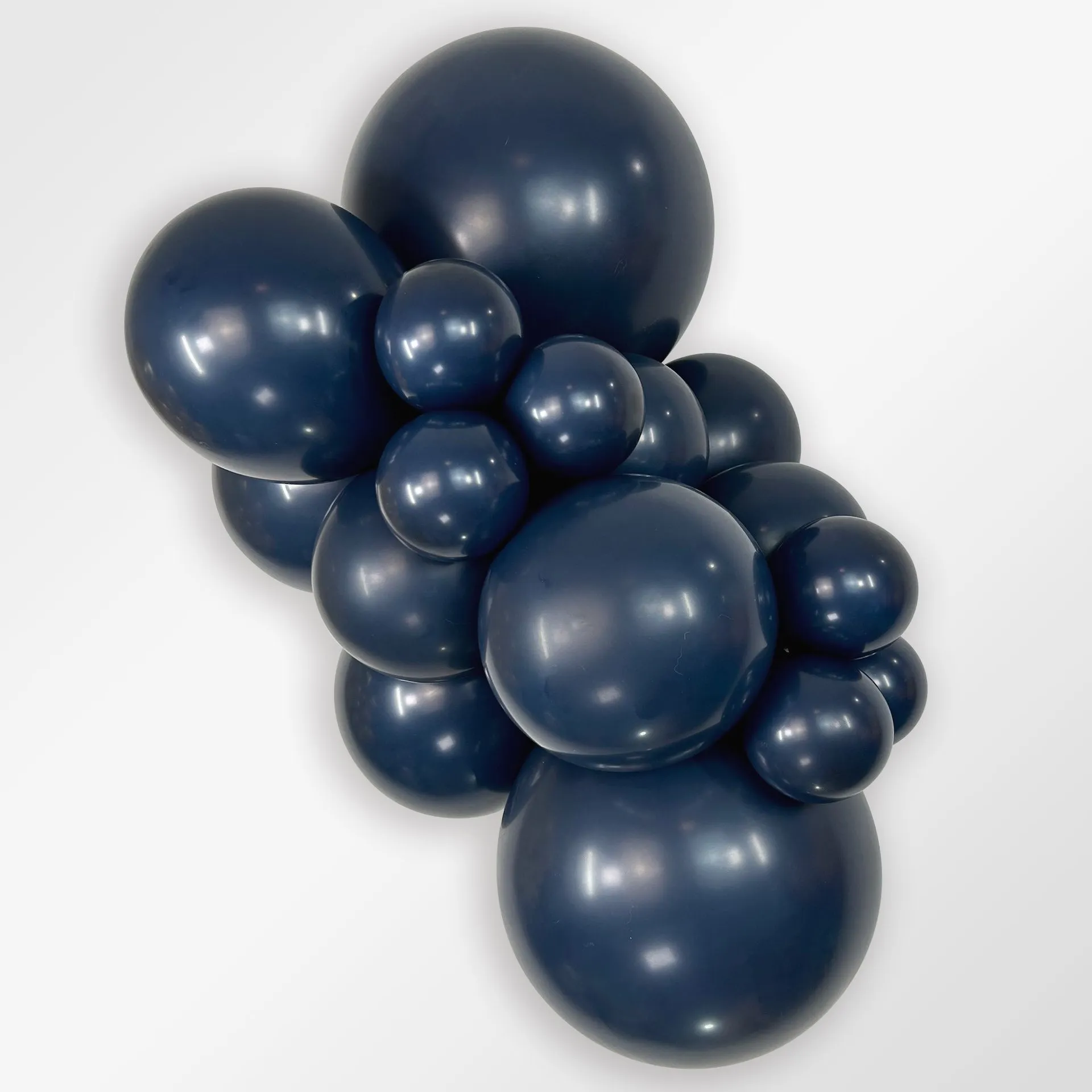 10 Balões latex R24 (60cm) - Navy Blue - 044