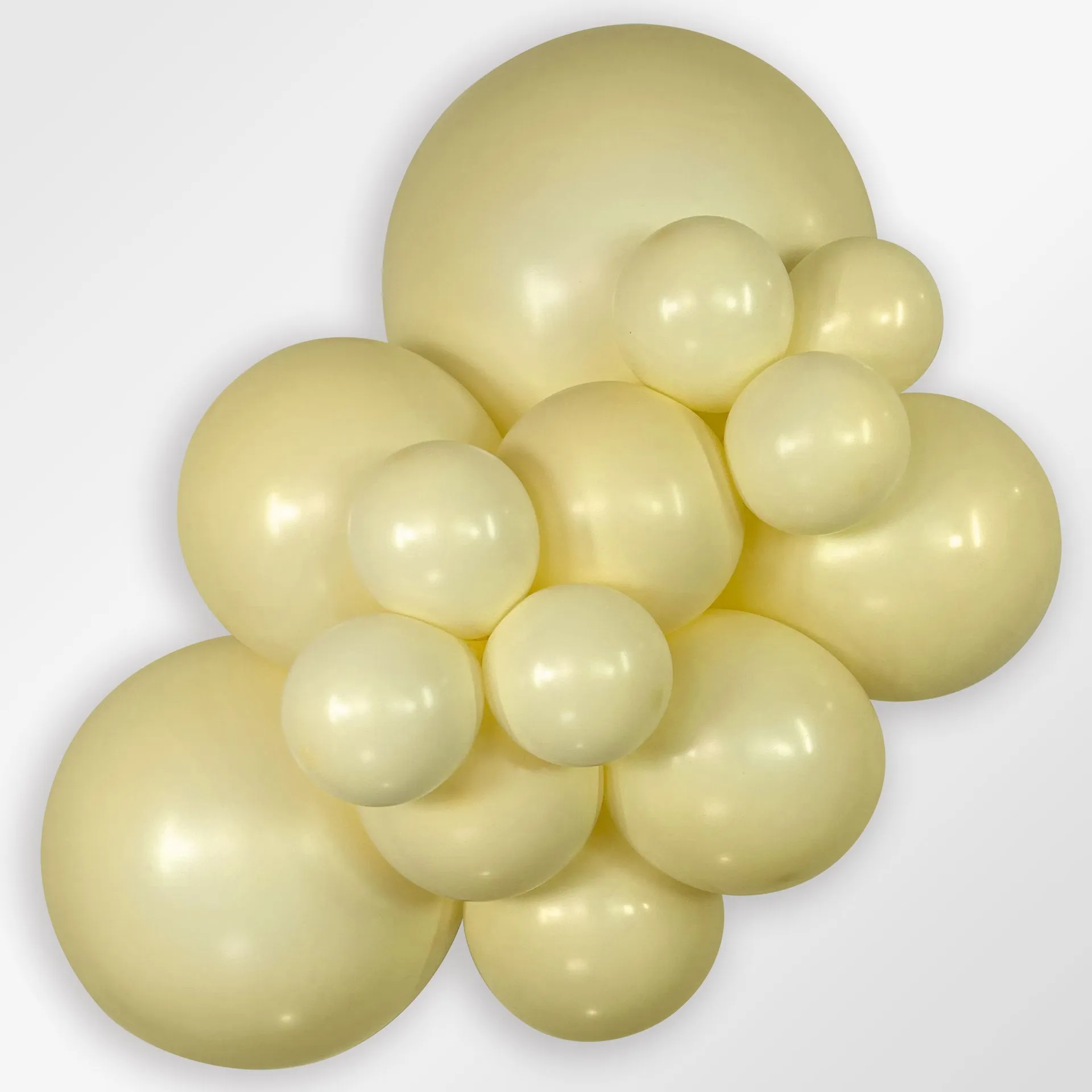 10 Balões latex R24 (60cm) - Pastel Matte Yellow - 620