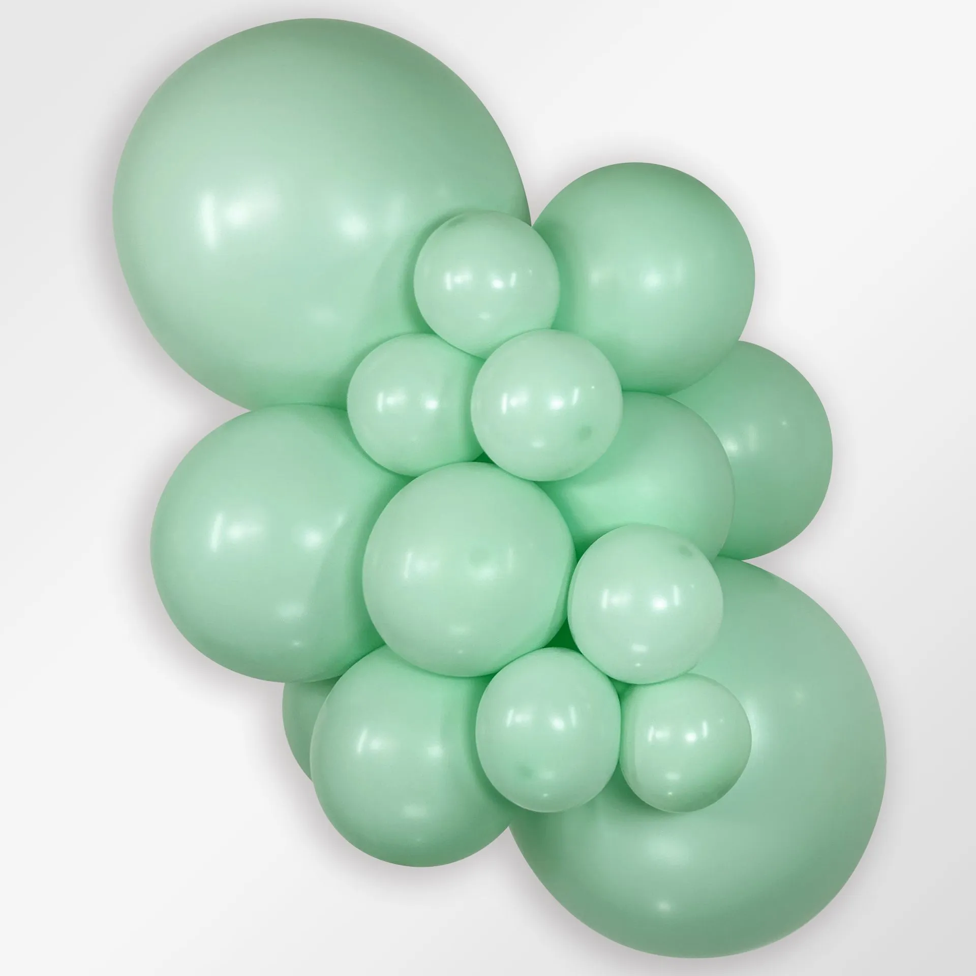 50 Balões latex R12 (30cm) - Pastel Matte Green - 630