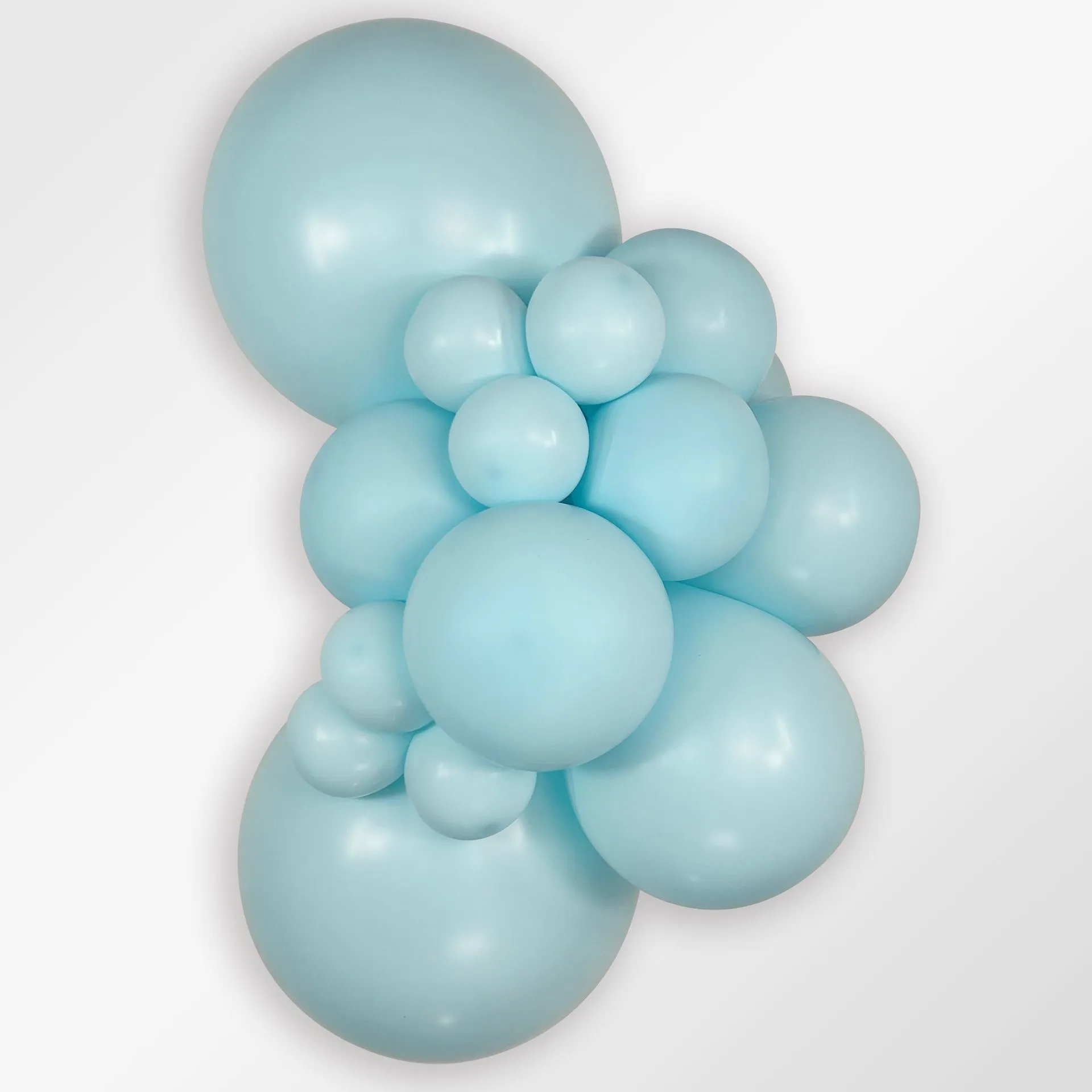 100 Balões latex R5 (12cm) - Pastel Matte Blue - 640