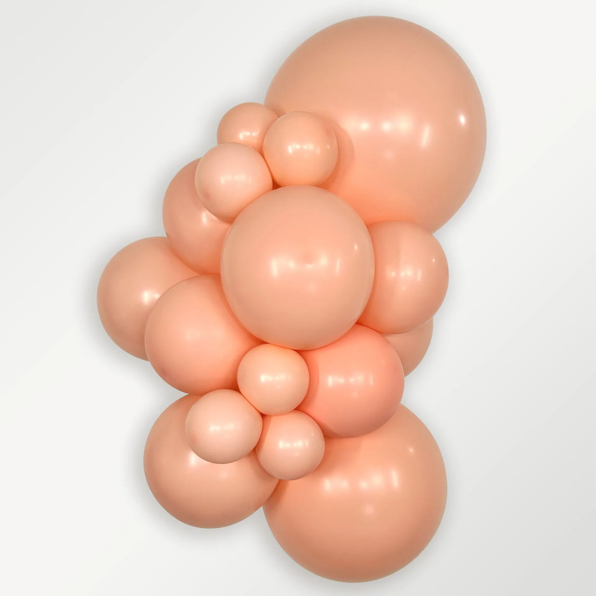50 Balões latex R12 (30cm) - Pastel Matte Melon - 663