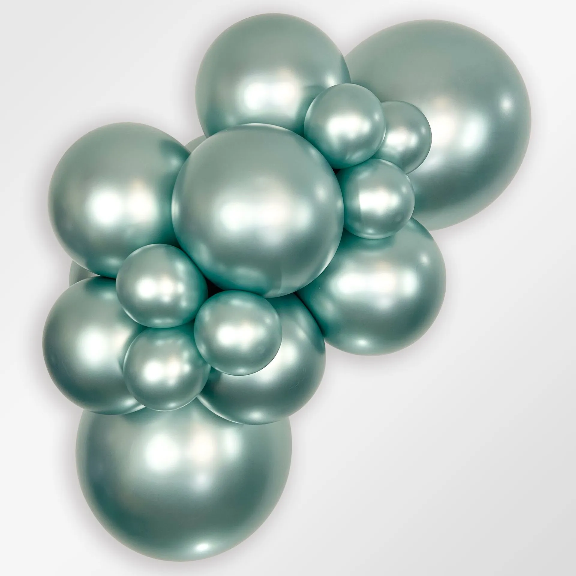 50 Balões latex R5 (12cm) - Silk Cool Mint - 826