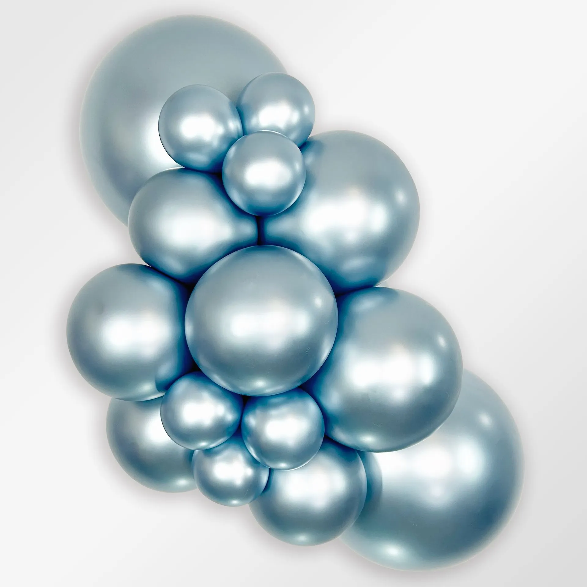 50 Balões latex R12 (30cm) - Silk Arctic Blue - 839