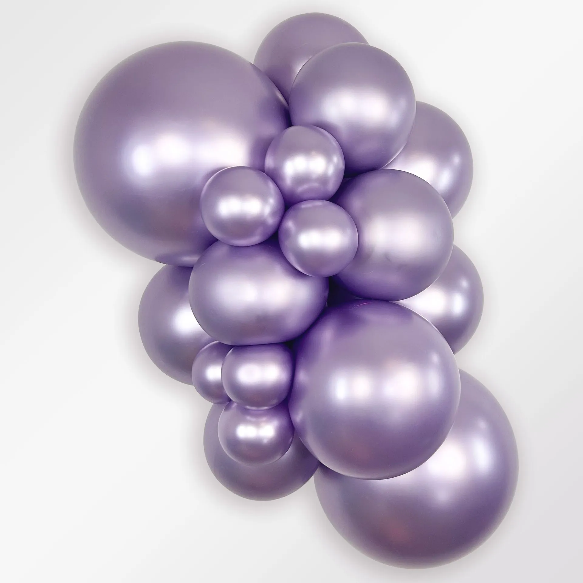 15 Balões latex R18 (45cm) - Silk Light Amethyst - 850