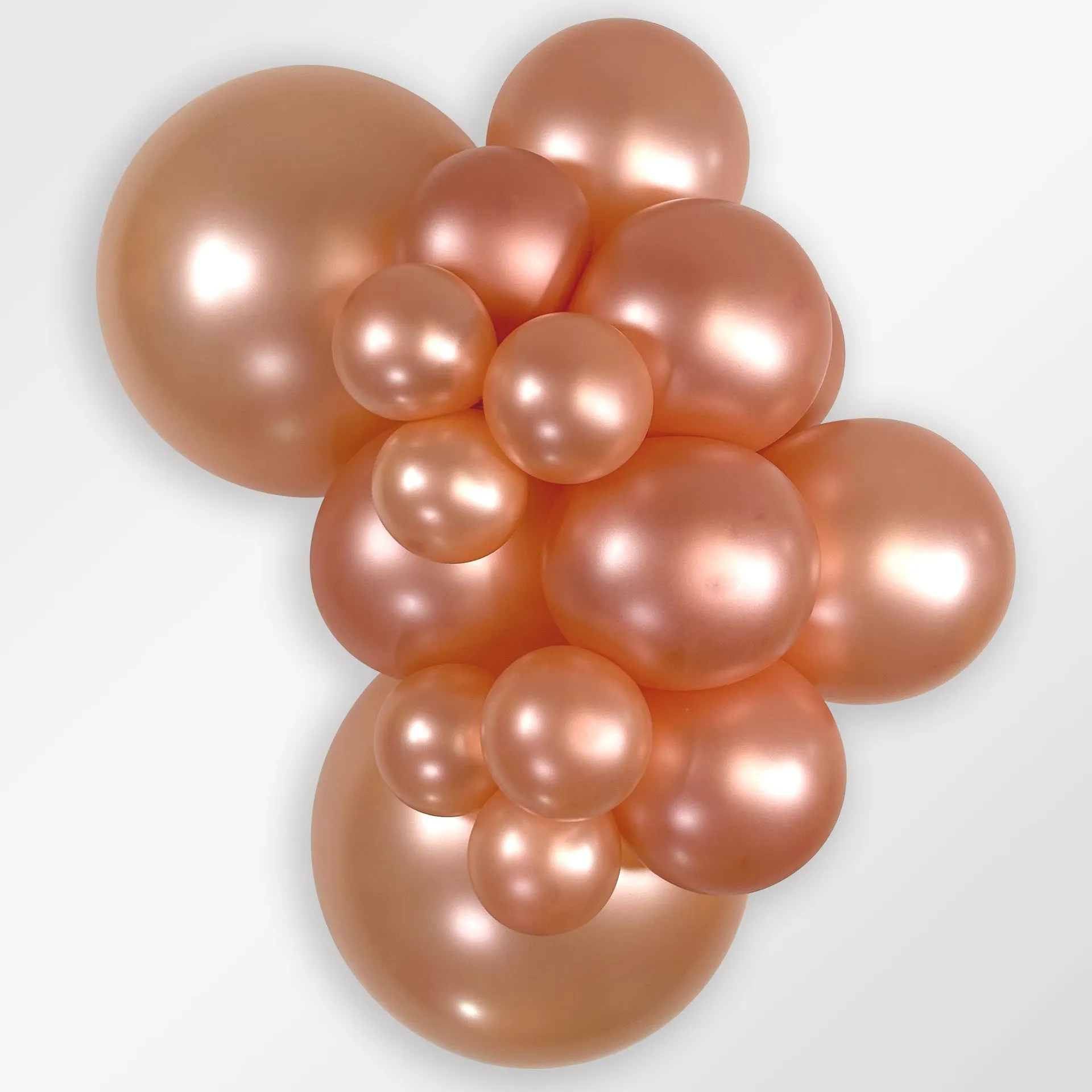 100 Balões latex R5 (12cm) - Metallic Rose Gold - 568