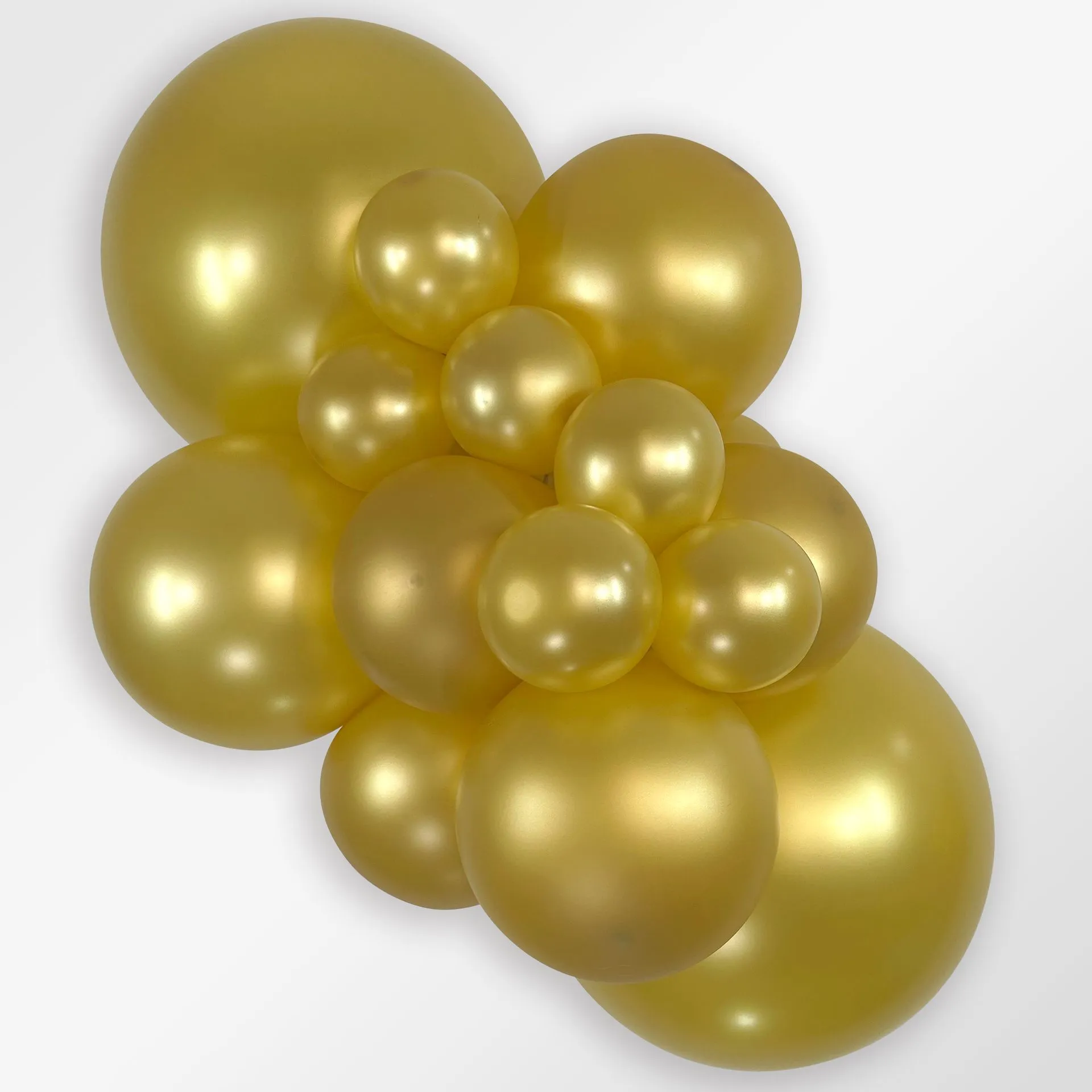 50 Balões latex R12 (30cm) - Metallic Gold - 570