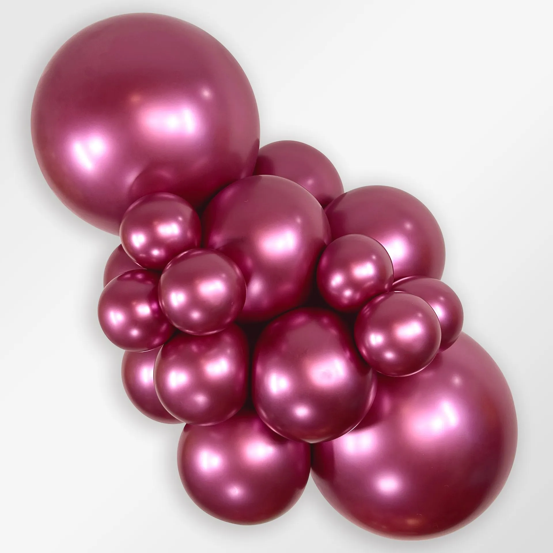 50 Balões latex R5 (12cm) - Reflex Fuchsia - 912