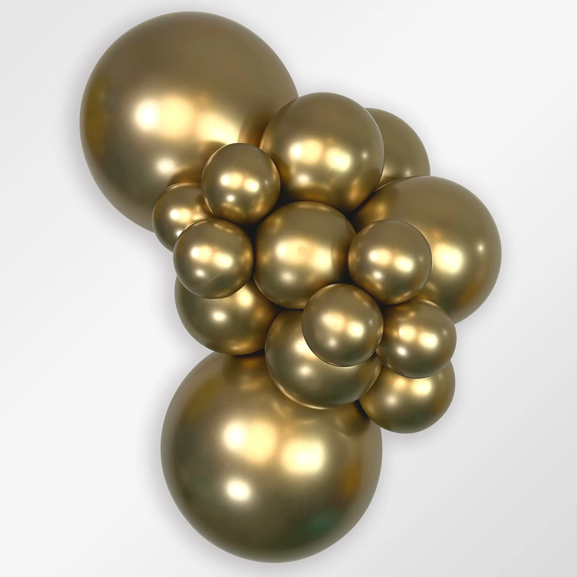 10 Balões latex R24 (60cm) - Reflex Gold - 970