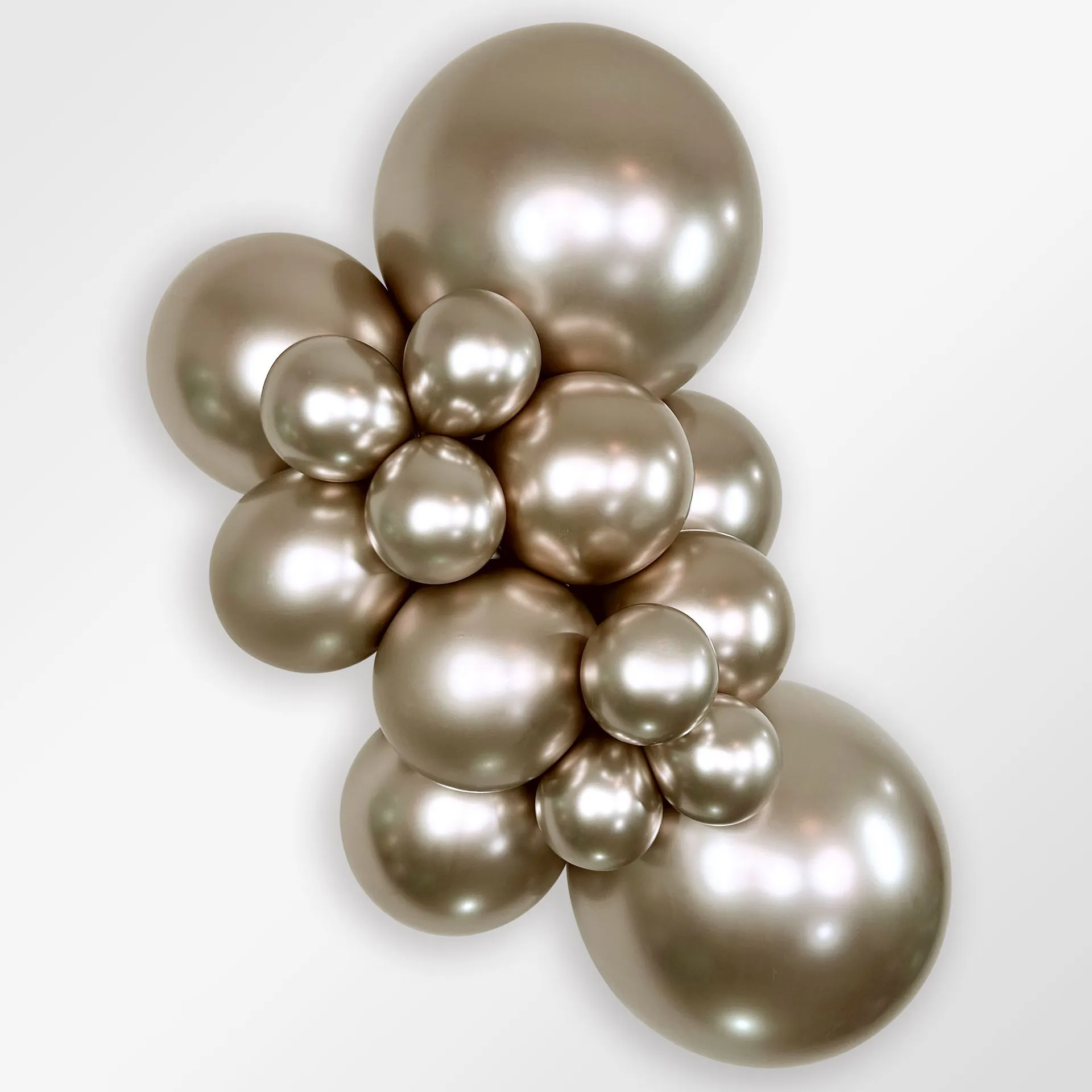 50 Balões latex R5 (12cm) - Reflex Champagne - 971