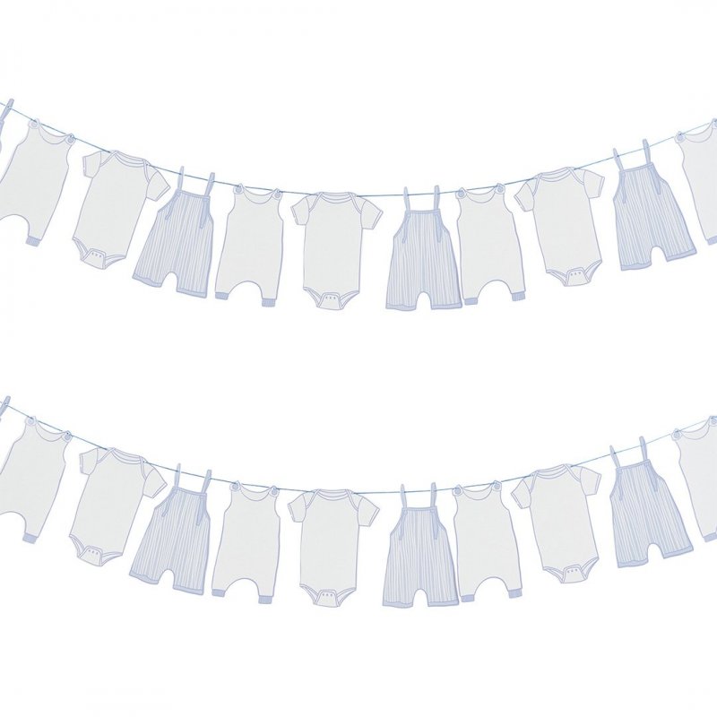 Grinalda 2,5m Babygrows Azul