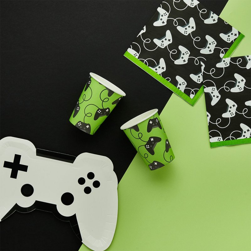 8 Copos 250ml Game Controller - Gaming