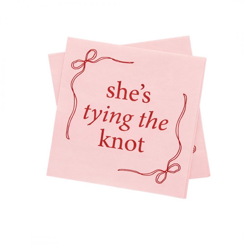 16 Guardanapos 'She's Tying The Knot'