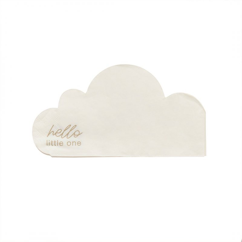 16 Guardanapos 16x8,2cm Nuvem Hello Little One