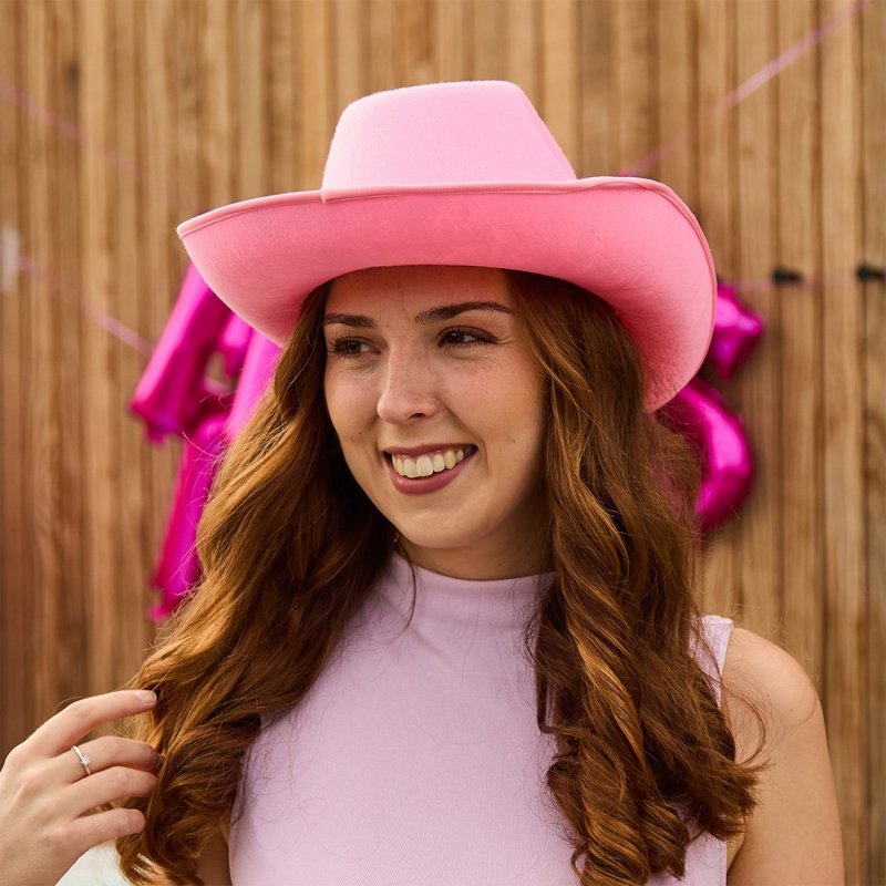 Chapéu Cowgirl Rosa