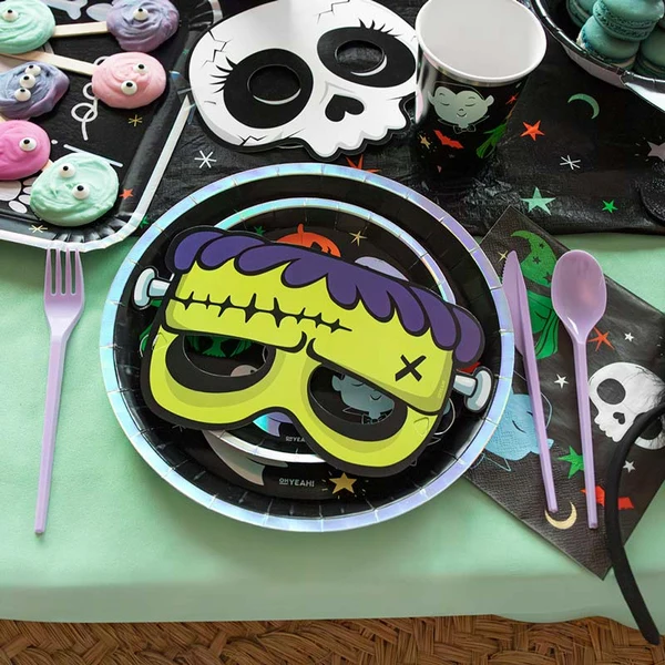 6 Máscaras Doçura ou Travessura - Halloween