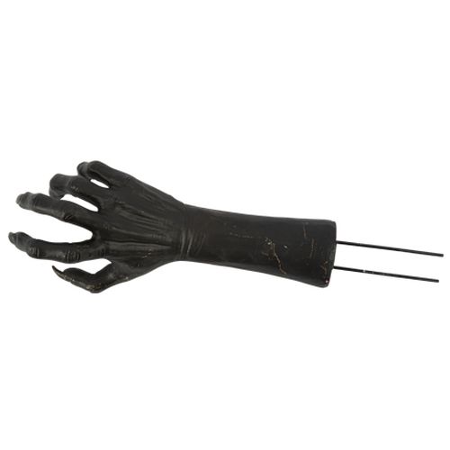 Mão de Esqueleto Resina Preta 24,5cm