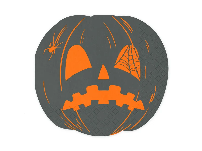 20 Guardanapos 16,5x15cm Scary Pumpkins - Halloween