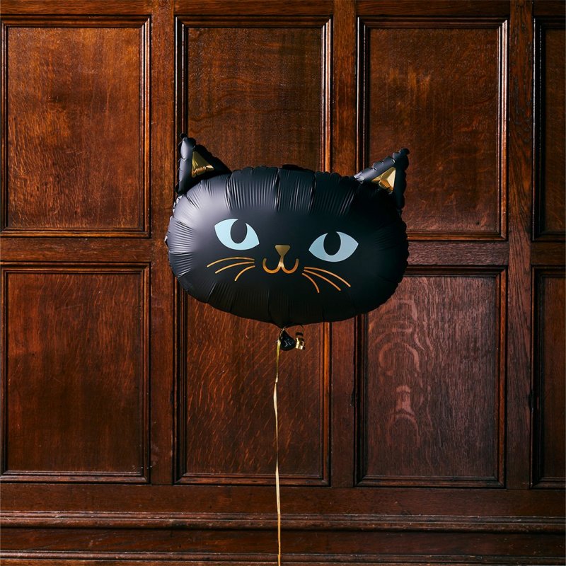 Balão Foil 45cm Gato Preto - Halloween