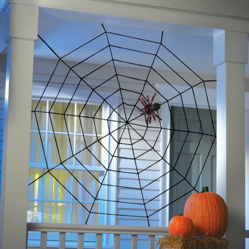 Teia de Aranha de corda 152x152cm - Halloween