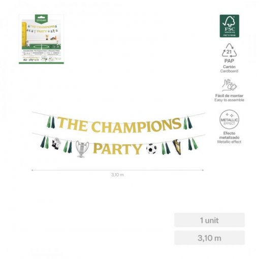 Grinalda 3,10m 'The Champions Party' Futebol